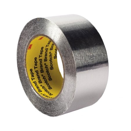 3M Aluminiumklebeband 425 - Silber - 50 mm x 55 m - 0,12 mm | Hochwertiges Abschirmband