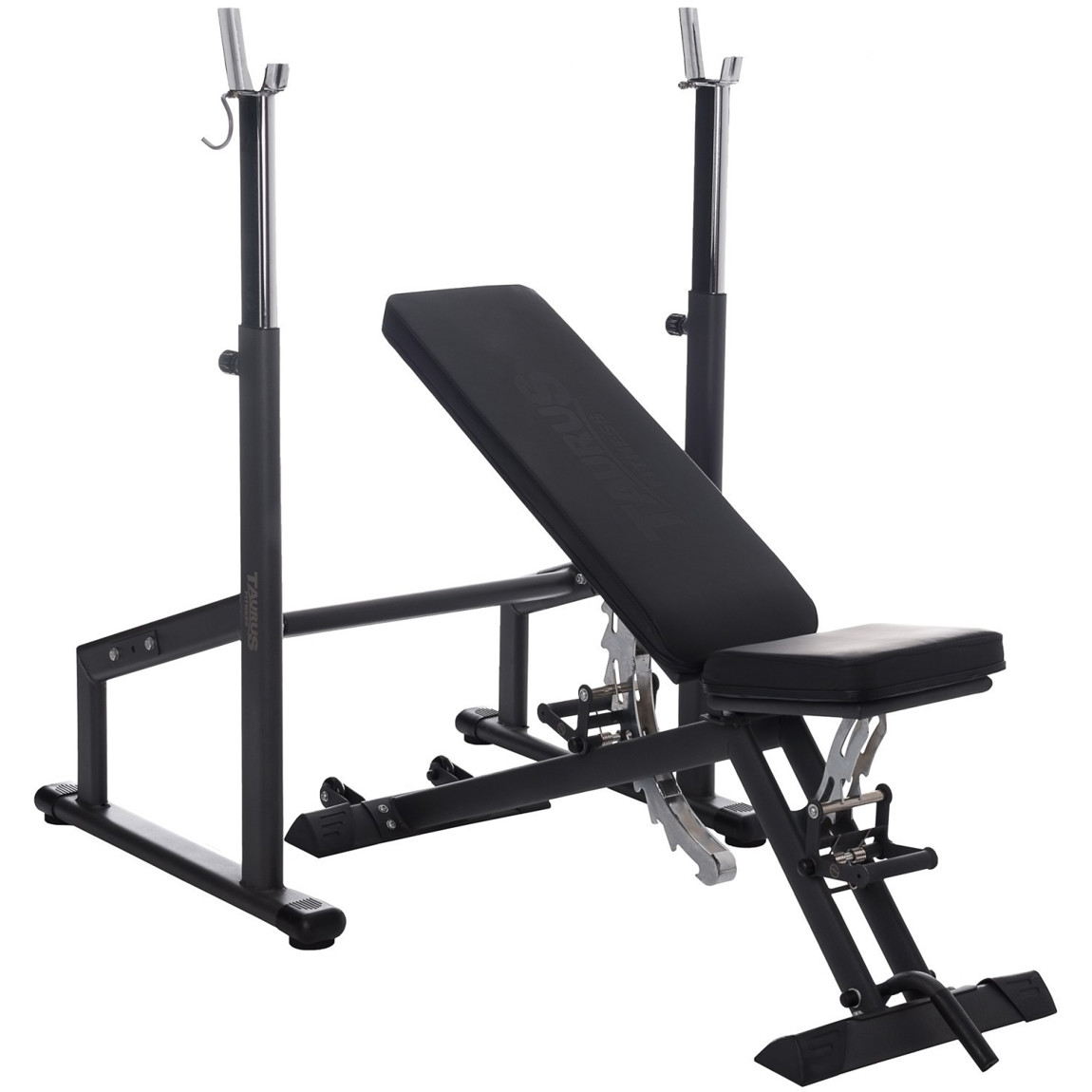 Taurus B900 Hantelbank mit Rack - Hochwertige Hantelbank für dein Home-Gym