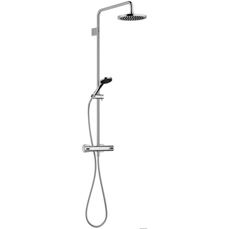 Dornbracht Showerpipe mit Thermostat und Kopfbrause 220mm - Chrom (3445997900)