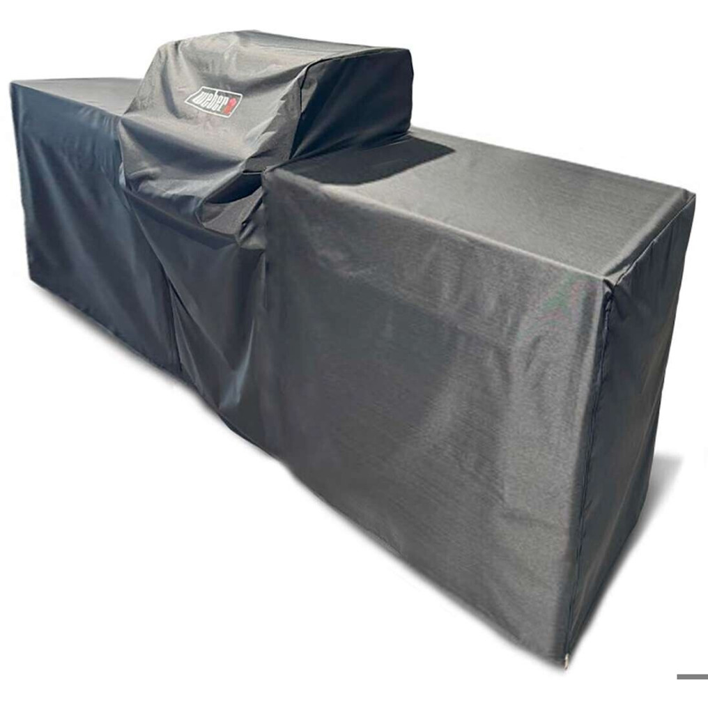 Weber BBQ Kitchen Premium Abdeckhaube für 4 Module | Genesis 4-Brenner Grill zentral platziert (1500636)