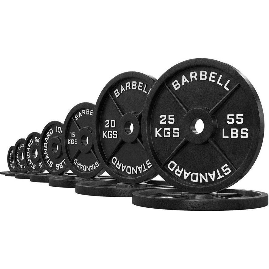 Atletica 157,5 kg Eisenplatten Set - Hochwertige Hanteln für Ihr Fitness-Training