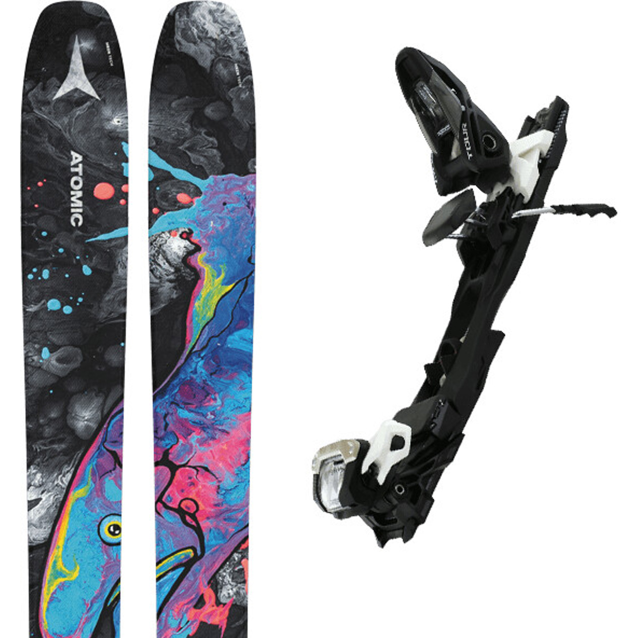 Atomic Bent 110 2025 - Schwarze & Mehrfarbige Ski für Alpin