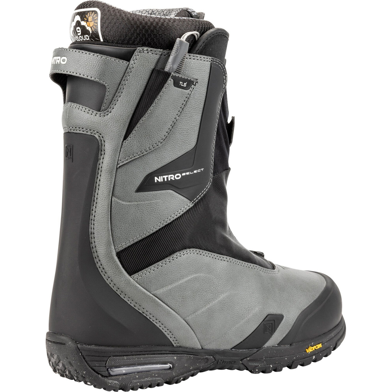 Nitro Select TLS Snowboardschuhe - Charcoal Schwarz, Modell 848662