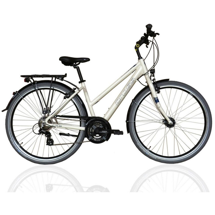 Airtracks Damen Trekkingrad TR-X SL 3 28 Zoll - 21-Gang Trapezrahmen Shimano Tourenrad Weiß