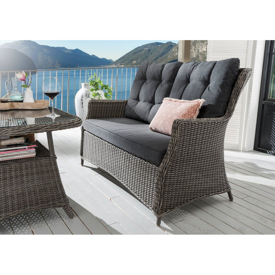 Destiny Loungesofa Casa vintage grau