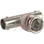 BNC T-Adapter Cinch Buchse Koaxialsteckverbinder | Crimp-Anschluss für Kabelmontage | 75Ω | T-Abzweig