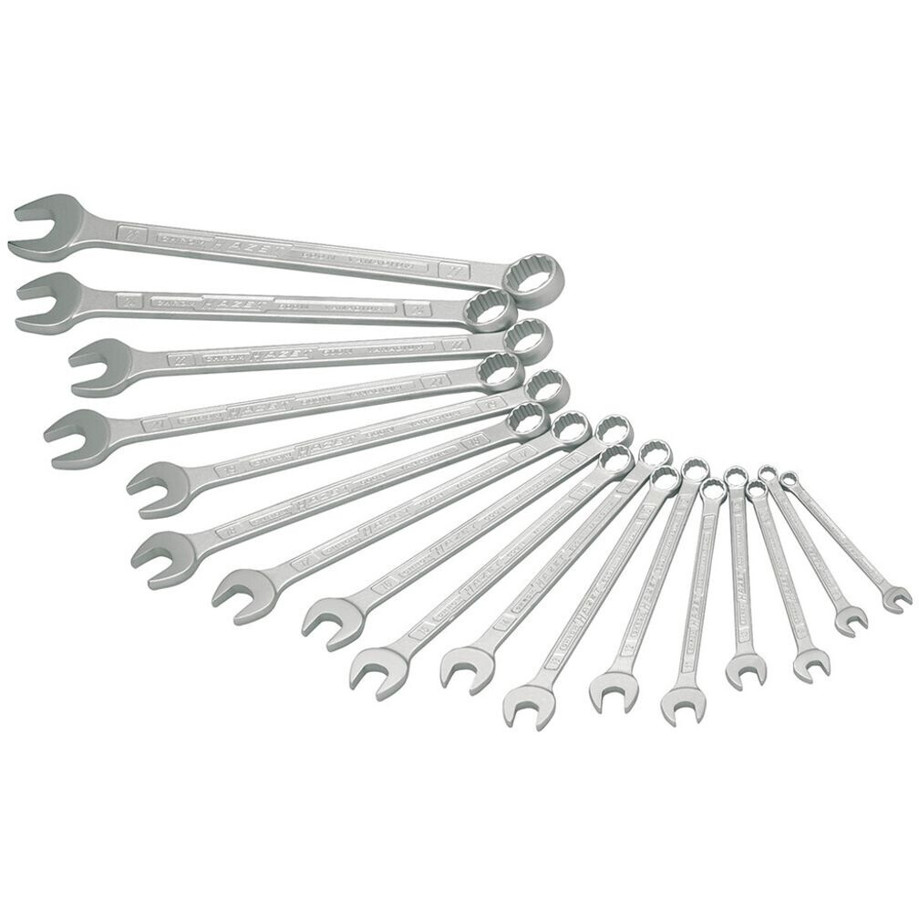 HAZET Profi Ring-Maulschlüssel-Satz 600N/30 - 30-teilig, verchromt, 5,5-41 mm