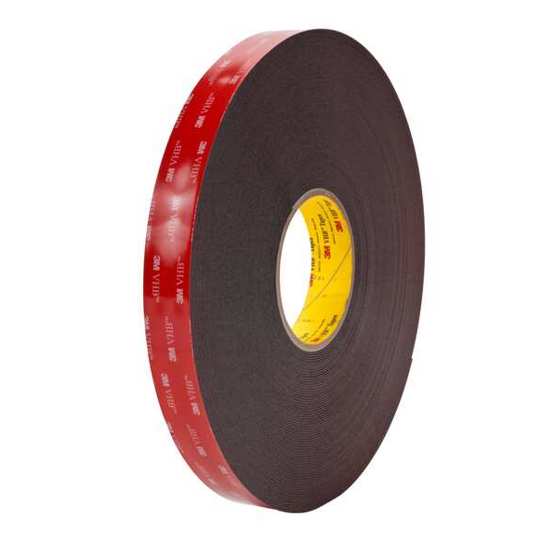 3M™ VHB™ Schwarz Klebeband 5952F - 19 mm x 3 m - 1.1 mm (Kurzrolle)