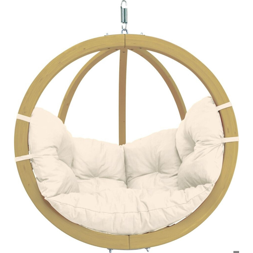 Amazonas Globo Chair natur - Hängesessel aus 100% Baumwolle, beige, bis 120 kg