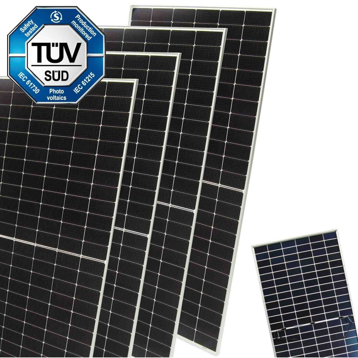 Apex Solarmodul Set 4x600W Monokristallin - Hochleistungs-Photovoltaikmodule für Dachmontage