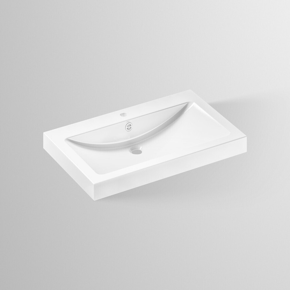 Alape R-Serie Aufsatzwaschtisch 80 cm mit ProShield - Elegantes Waschbecken für modernes Bad