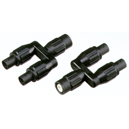 Koaxial-Adapter BNC-Stecker auf 2 x BNC-Buchse T-Form - PM9093