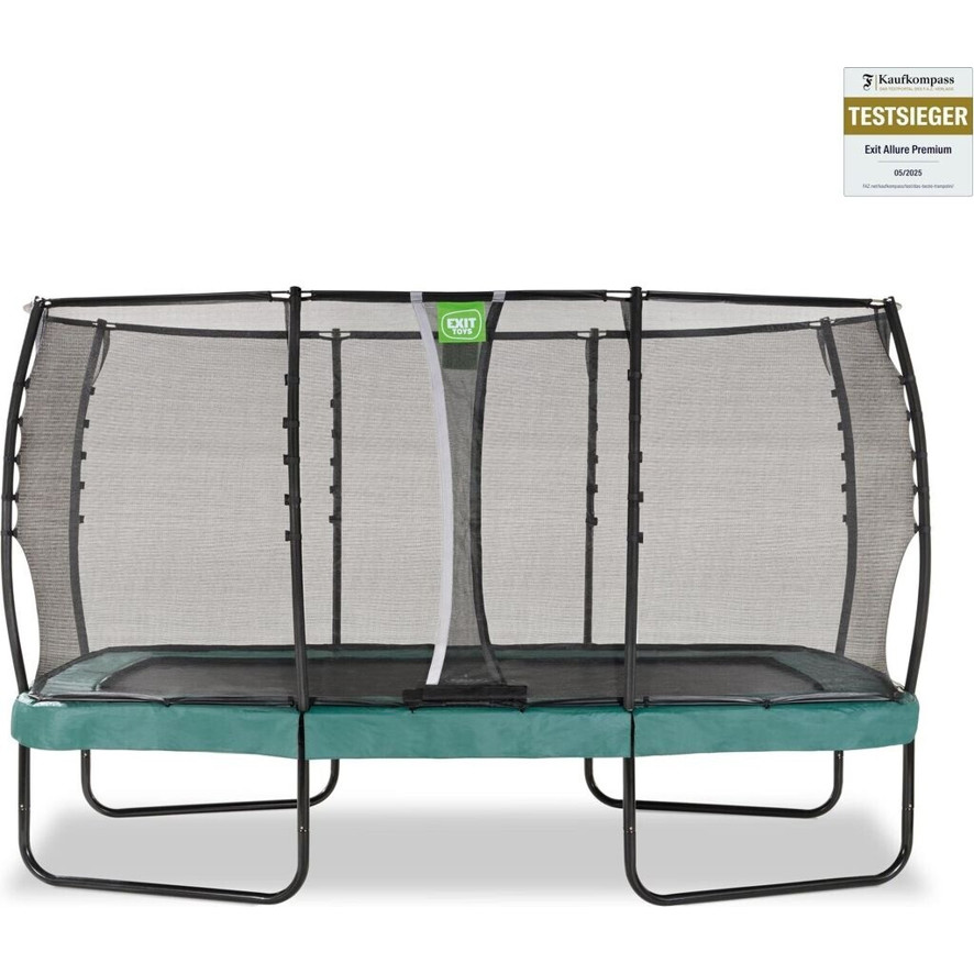 Exit Toys Allure Premium Trampolin 244 x 427 cm - Grün