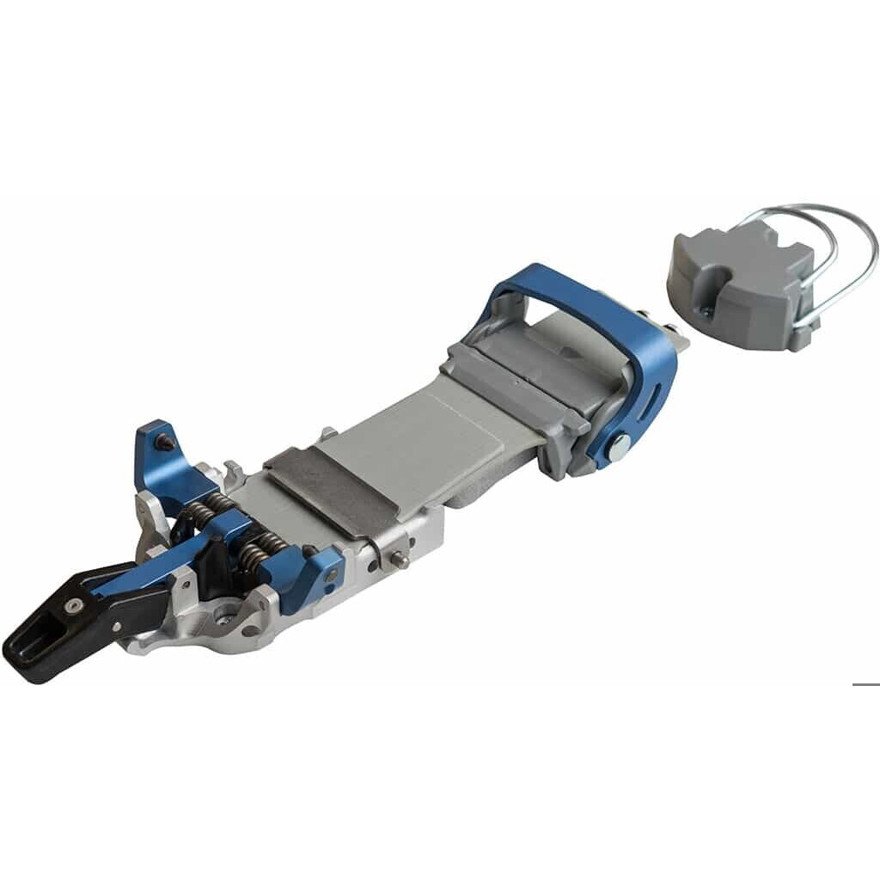 22 Designs Lynx Telemarkbindung - Grau/Blau | Premium Skibindung für Telemark-Ski