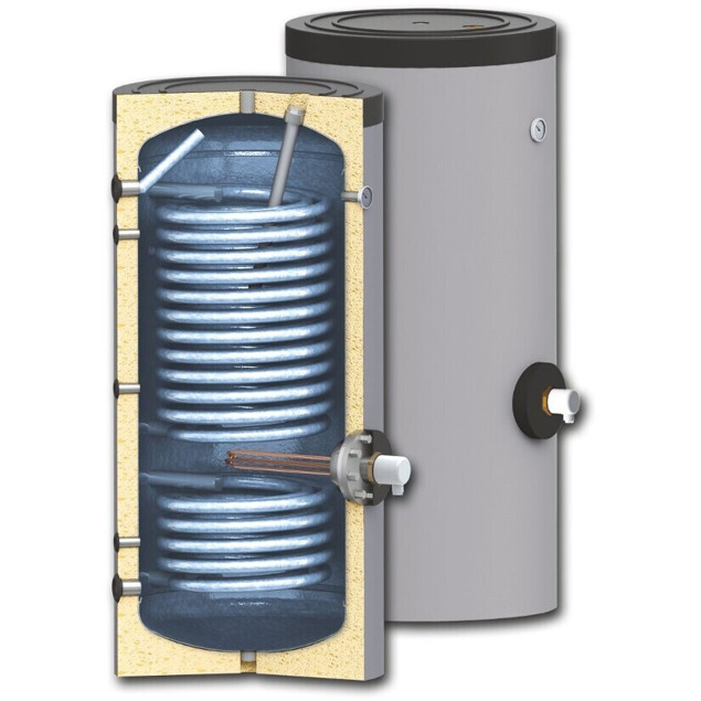 ThermoFLUX SWP2N Solarspeicher 300L mit Wärmepumpe - 2 Wärmetauscher