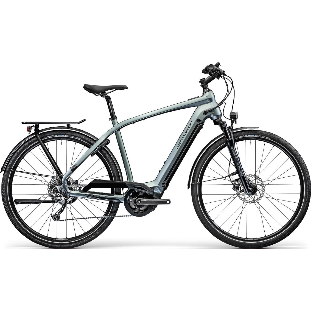 Centurion E-Fire Sport R760i E-Trekkingrad 2024 - 625 Wh Bosch Mittelmotor, 28 Zoll Herren Diamantrahmen in Schiefer/Grau