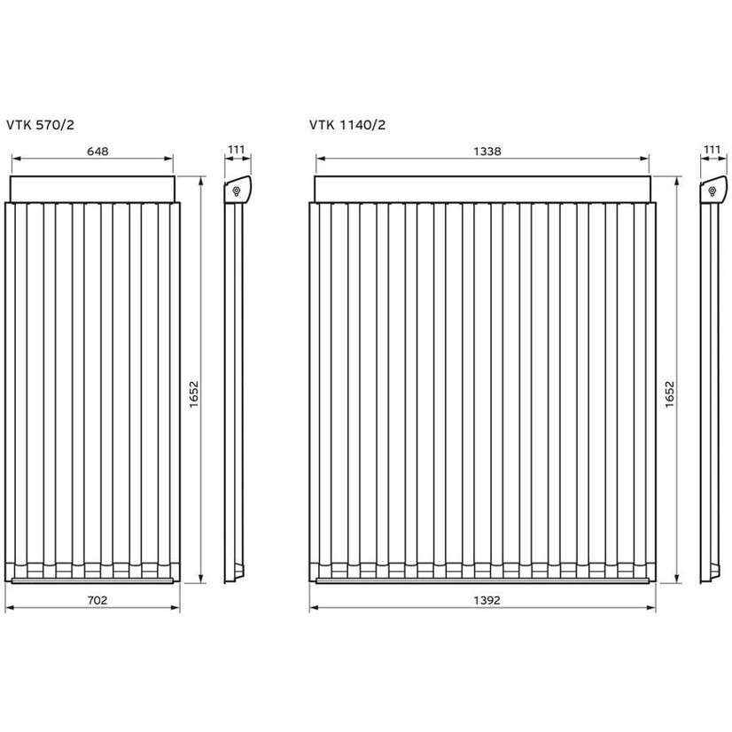 Vaillant auroTHERM exclusiv VTK 1140/2 Vakuumröhrenkollektor - 2,3 m² Solarthermie Komplettpaket
