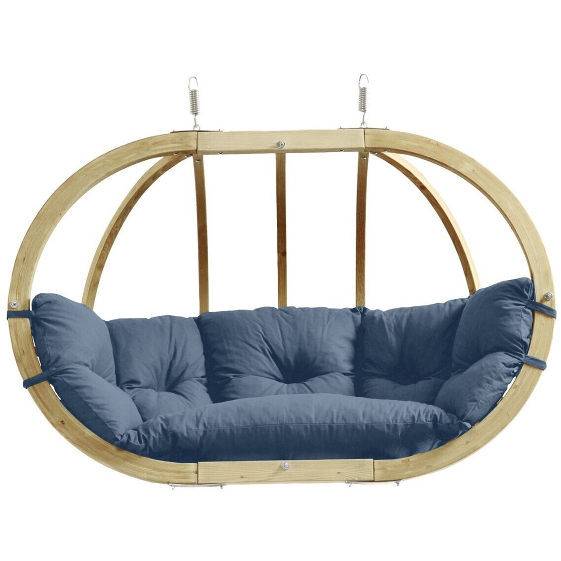 Amazonas Globo Royal Chair brisa - XXL Hängesessel für 2 Personen in Blau