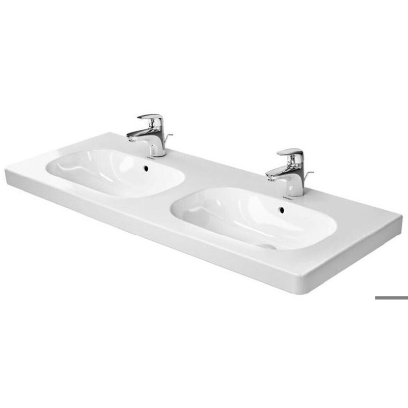 Duravit DoppelD-Code Waschbecken 120x49 cm - Weiß (03481200002)