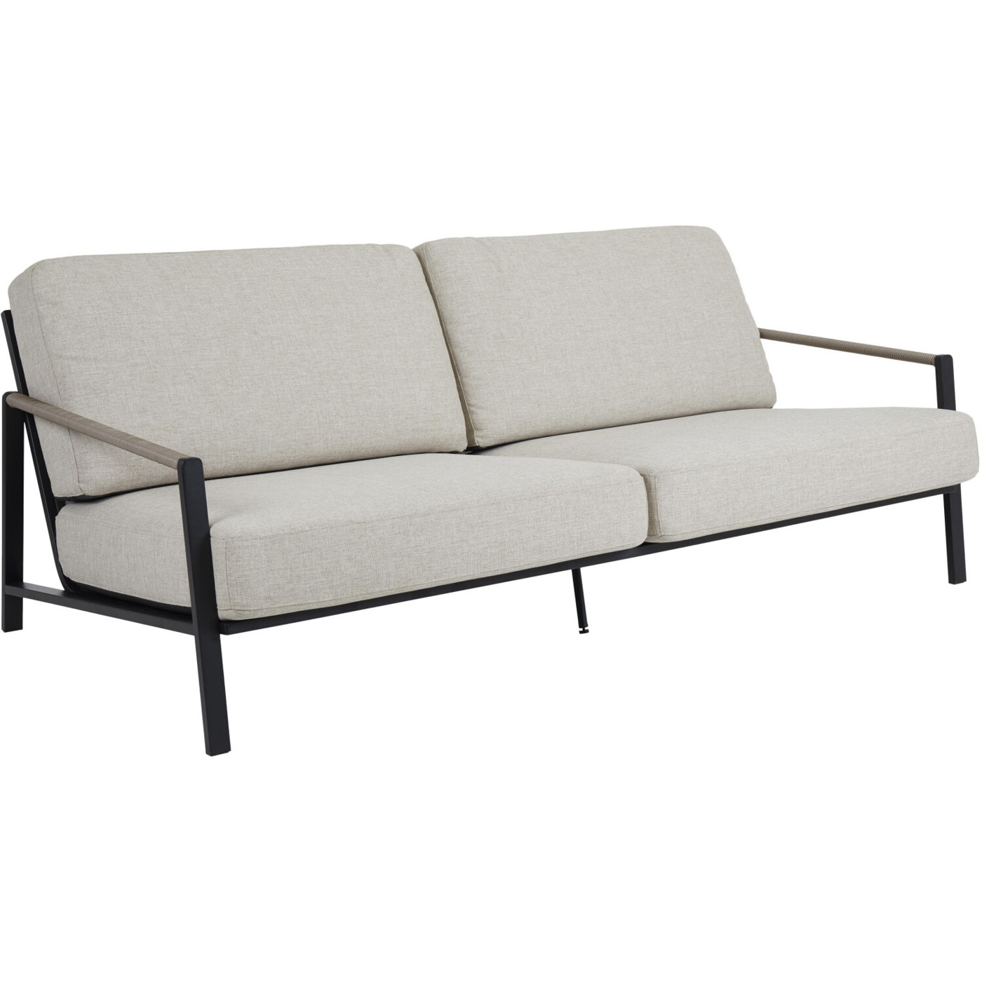 Brafab Lyra Gartensofa Aluminiumgestell schwarz