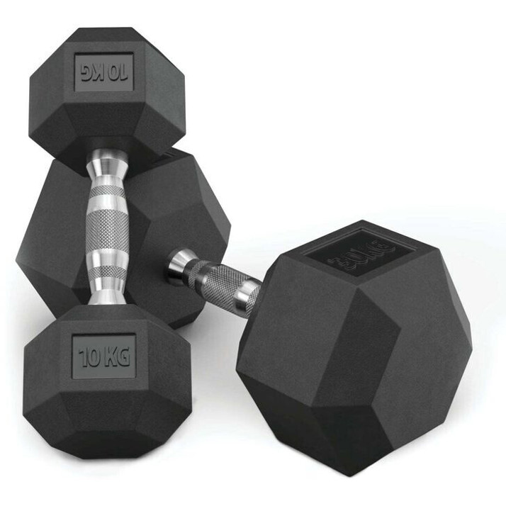 Atletica Hexagon Hantel Set - 10 kg Gewichte (54391335)