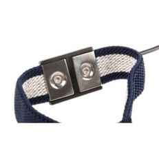 Desco Europe Antistatik Erdungsarmband mit Kabelsatz - 4mm Gewindebolzen & 3.5mm Mono Plug nach EN 61340-5-1