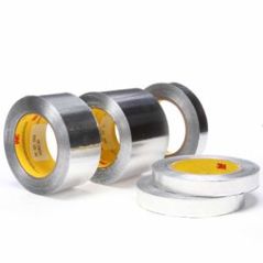 3M 425 Aluband | Leitendes Aluminiumband | Stärke 0,08 mm | 25 mm x 55 m | Temperaturbeständigkeit: -54 °C bis +149 °C | Haftung: 5,1 N/cm