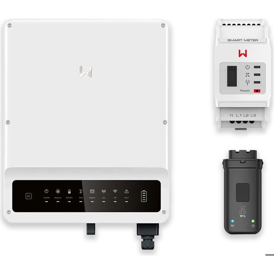 GoodWe Hybrid-Wechselrichter GW10KN-ET Plus 10 kW mit WiFi - 2 MPP-Tracker für maximale Effizienz