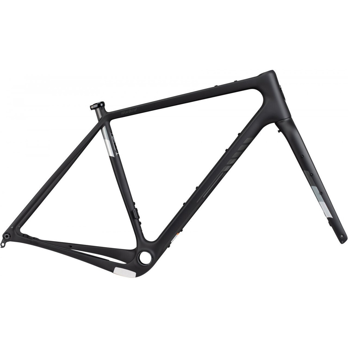 Salsa Warbird Carbon Allroad Rahmenset 27,5"/28" - Schwarzer Gravel-Rennradrahmen