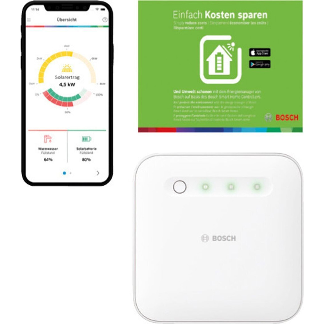 Bosch Energiemanager-Set für PV-Anlagen - Intelligente Steuerung & Optimierung Ihrer Solaranlage