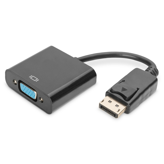 DIGITUS DisplayPort zu VGA Adapter - Hochwertiger Konverter für optimale Bildübertragung