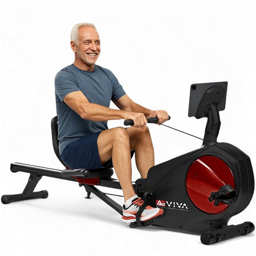 AsVIVA Ergometer Cardio VI 2-in-1 Rudergerät (RA6)