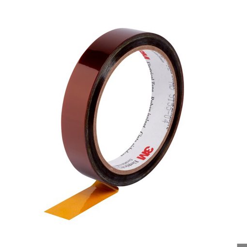 3M ET 92 Polyimidfolie - Bernstein - 9 mm x 33 m x 0,08 mm | Hochwertiges Isolierband