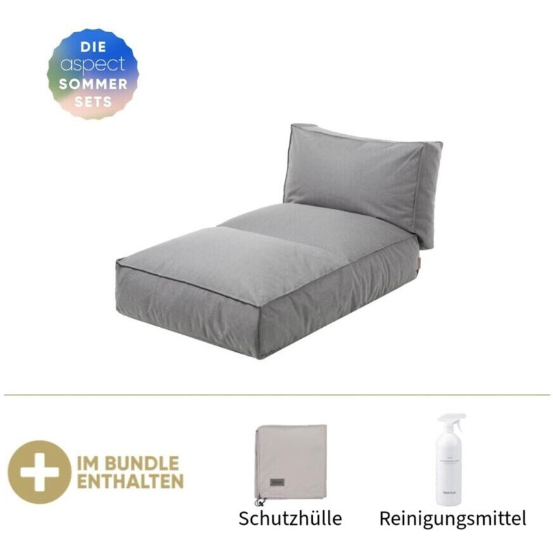 Blomus STAY Outdoor-Bett stone - UV-beständiges Gartenbett 190x80 cm