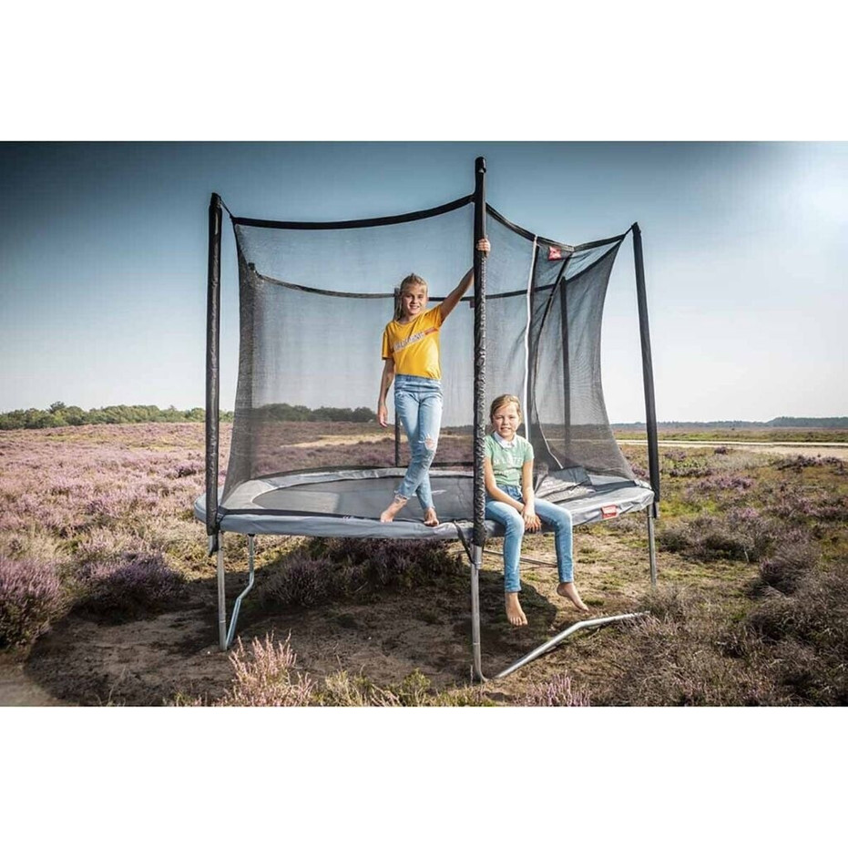 Berg Favorit 430 Grey Trampolin mit Safety Net Comfort - Modell 35.14.94.01