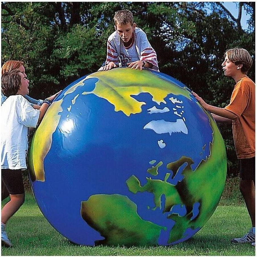 Togu Erdball 200 cm mit Erd-Schablonierung - Optimal für Gymnastik & Aerobic