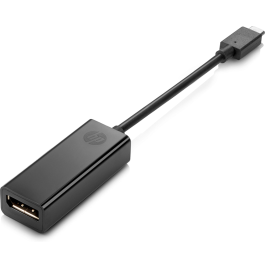 HP USB-C zu DisplayPort Adapter - Hochwertiger 4K Video-Adapter für Laptop und Monitor
