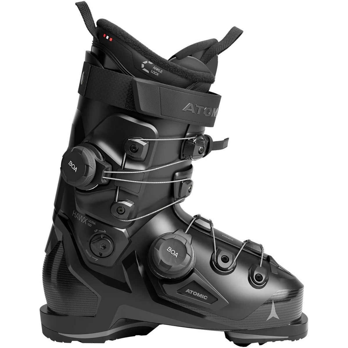 Atomic Hawx Ultra 100 Dual Boa Skischuhe - Schwarz/Anthrazit