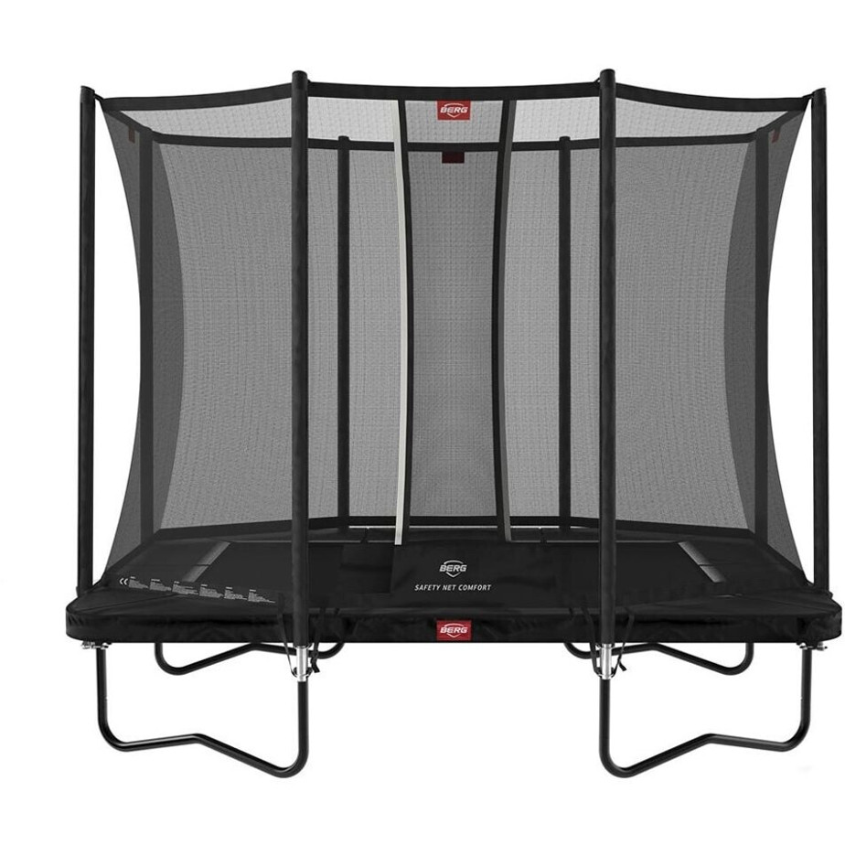 Berg Ultim Favorit Regular 280 Trampolin Schwarz + Sicherheitsnetz Comfort (32.25.62.41)