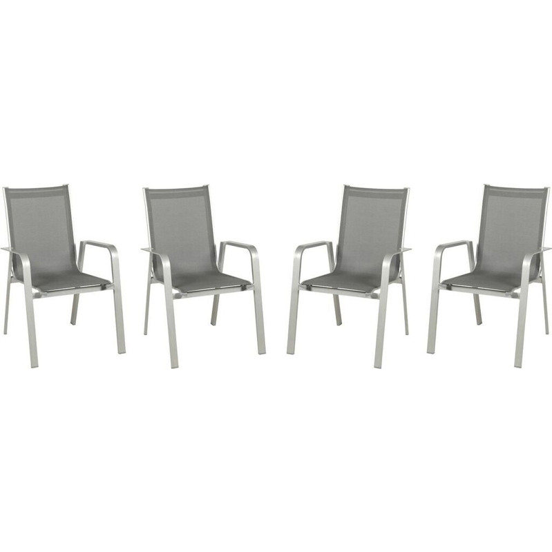 Acamp Stacking Chair set aluminium