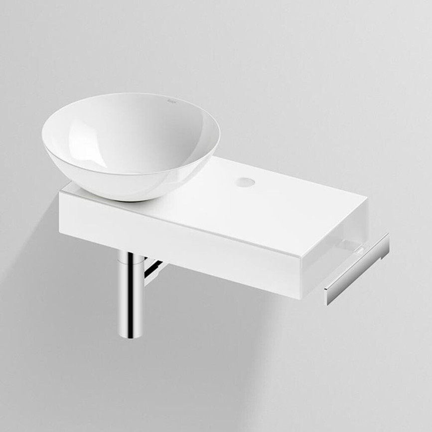 Alape Piccolo Novo Waschbecken Ø 30 cm Links Weiß - Modell 5256000000