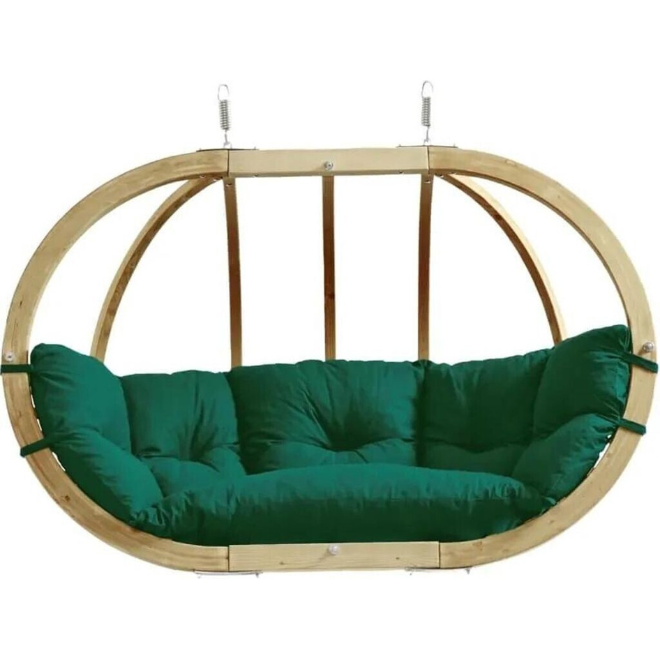 Amazonas Globo Royal Chair Verde Hängesessel mit Gestell - Grün, 200 kg Tragkraft