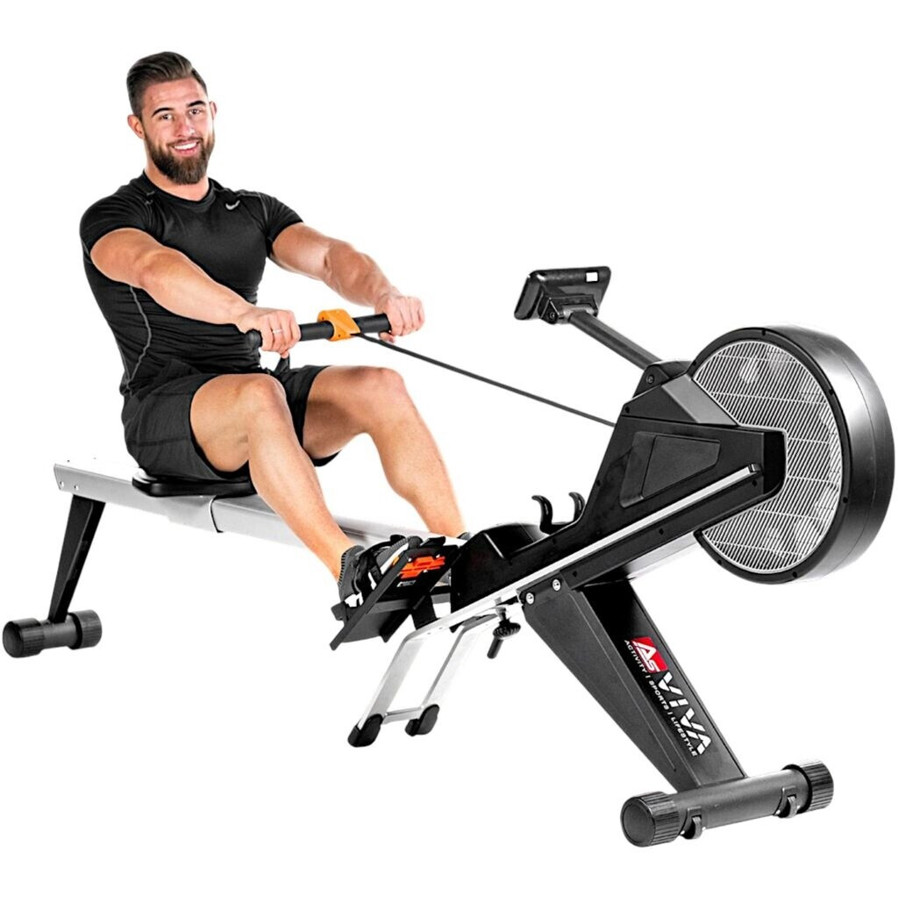 AsVIVA Ergometer Rudergerät Cardio X (RA10) - Hochwertiges Fitnessgerät für effektives Training
