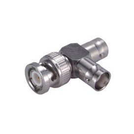 BNC T-Adapter - HF-Adapter mit 2x BNC-Buchse, T-Ausführung, 50 Ohm
