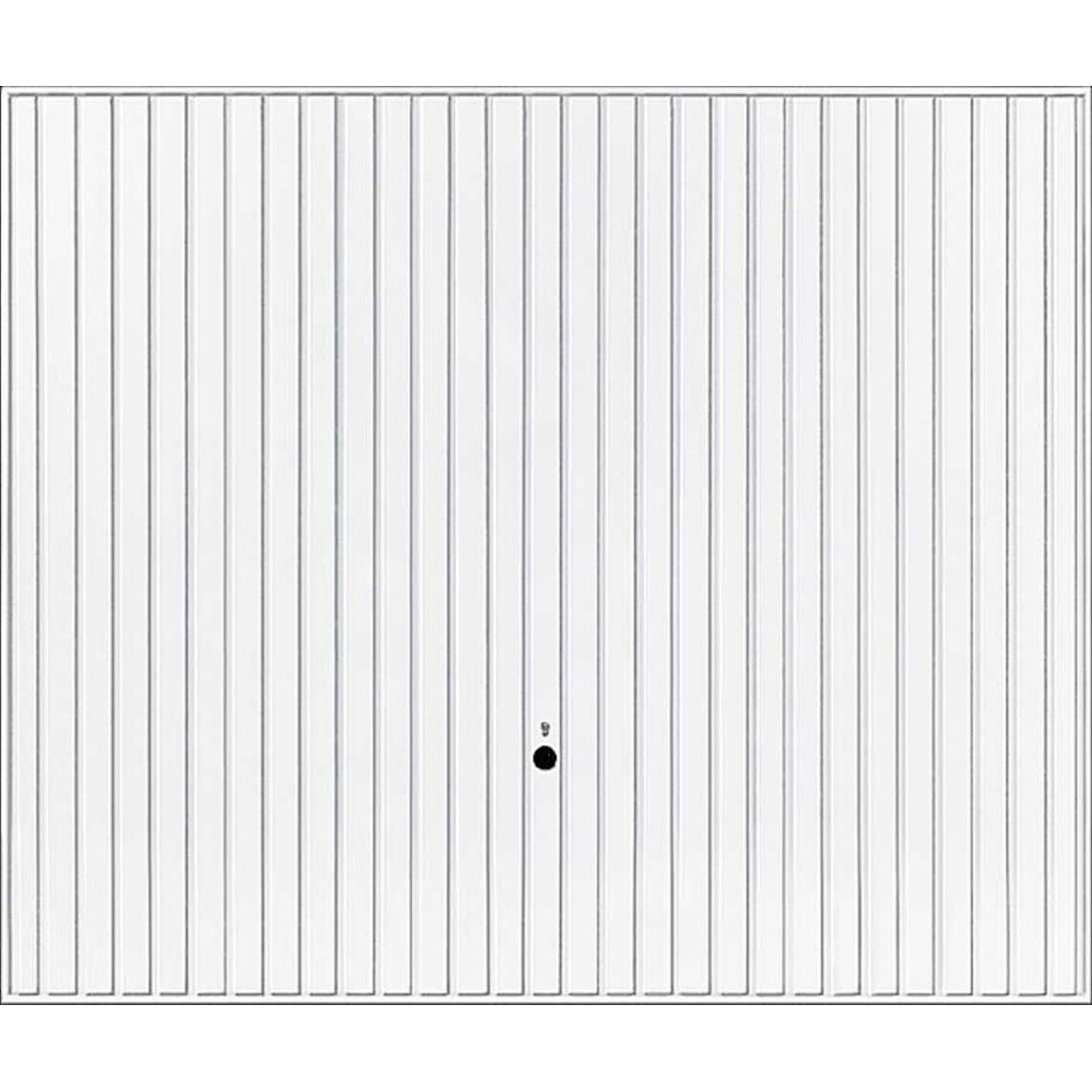 Hörmann Schwingtor N80 Berry Pearlgrain Typ 902 weiß 237,5 x 200 cm