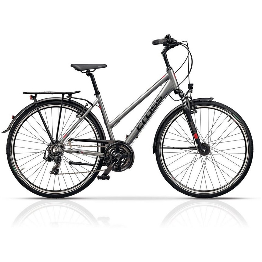 Airtracks AREA LADY Damen Tourenrad 28 Zoll - 21-Gang Shimano Trekkingrad in Weiß