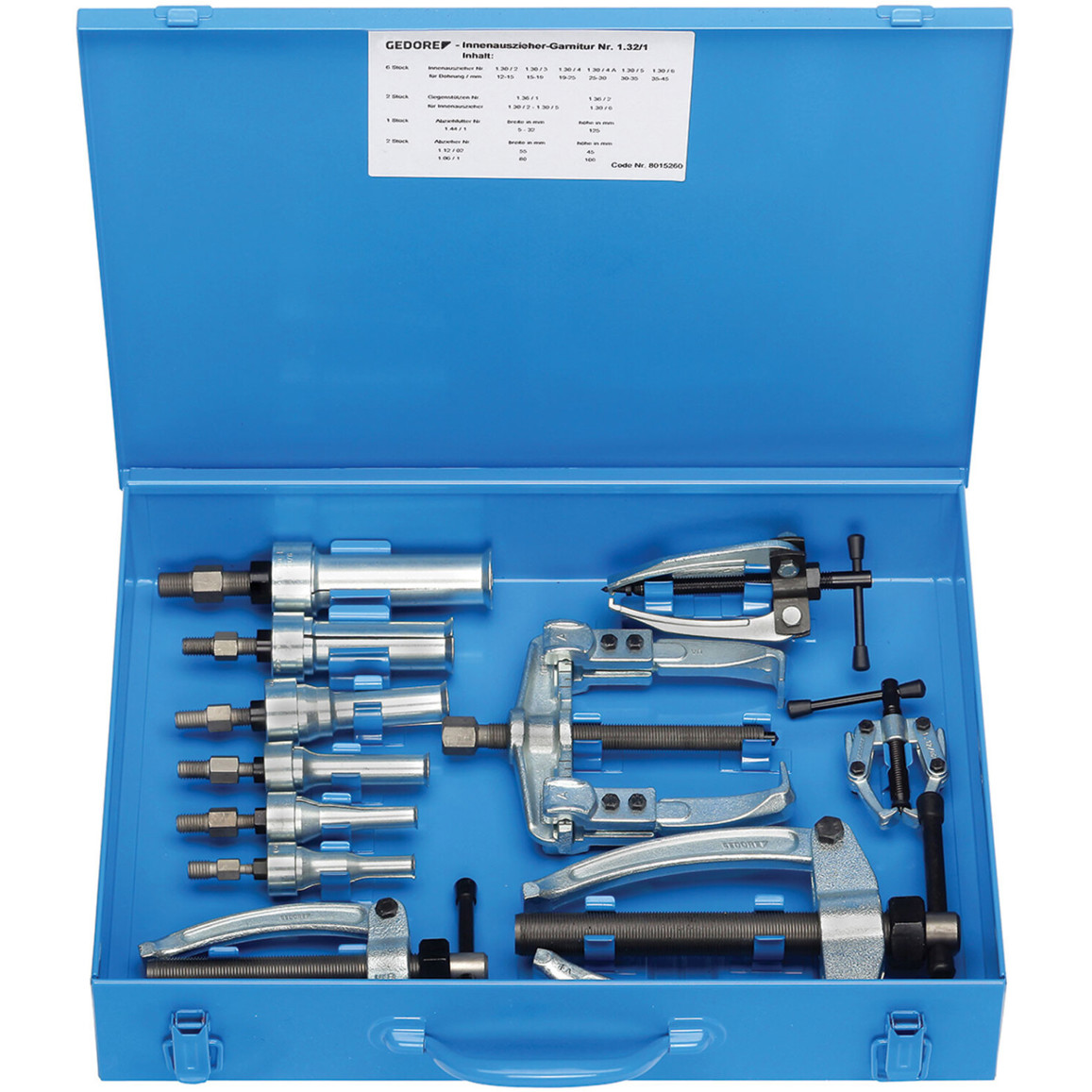 Gedore Innenabzieher und Außenabzieher 11-teilig (8015260)