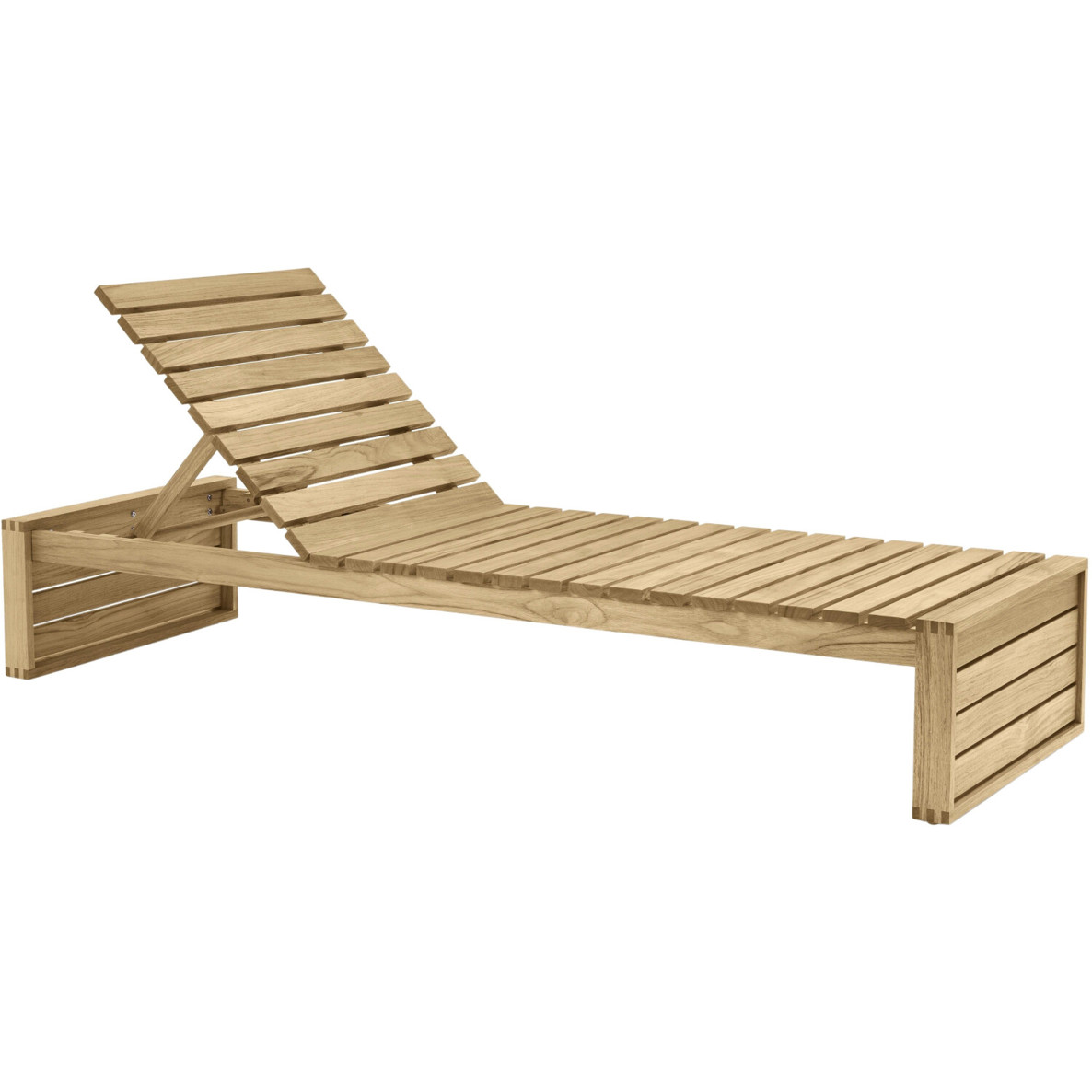 Carl Hansen & Søn BK14 Sonnenliege aus FSC-zertifiziertem Teakholz - 4-fach verstellbar