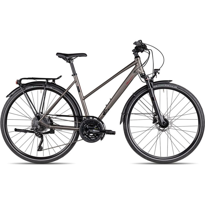 2R Manufaktur TLX30 Damen Trekkingrad 28 Zoll - Trapezrahmen Aluminium mit Kettenschaltung - Dark Brown