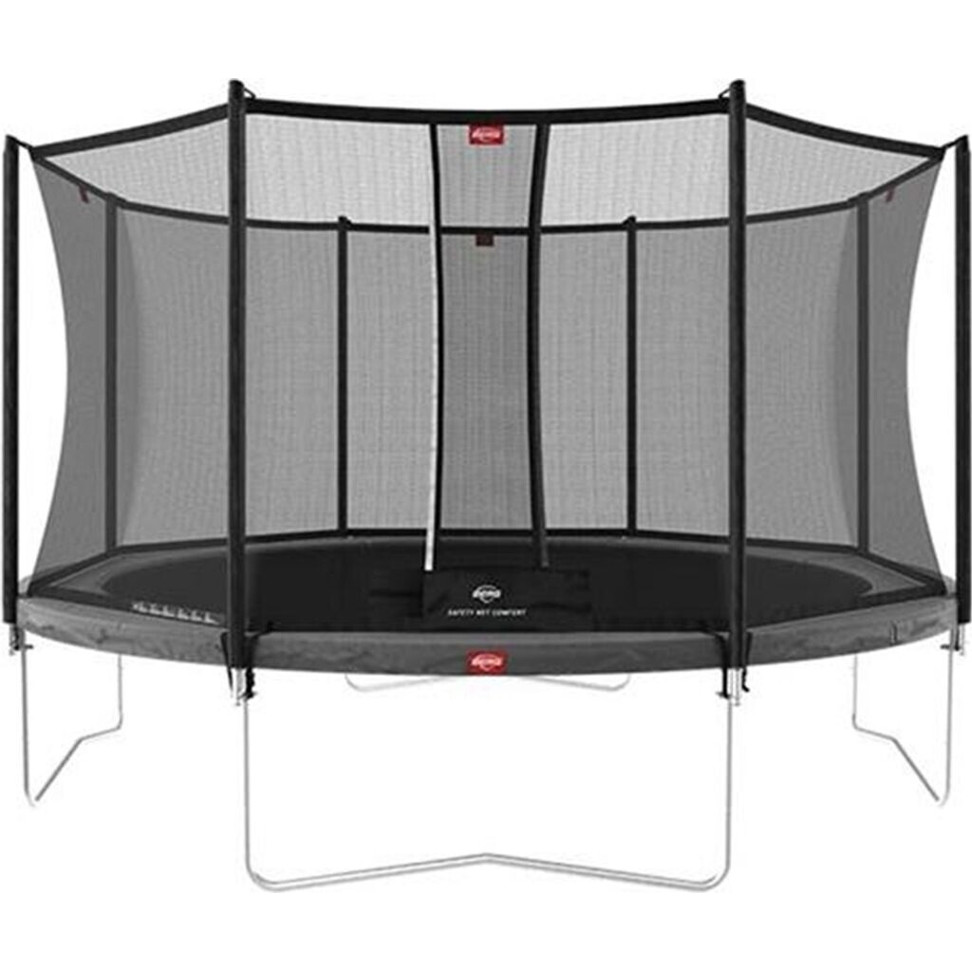 Berg Favorit 380 Grey Trampolin mit Safety Net Comfort (35.12.94.01)